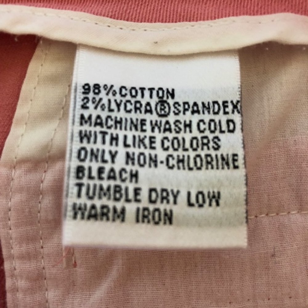 TALBOTS Stretch Pink Cotton Chino Ankle Pants 12 - Picture 10 of 16
